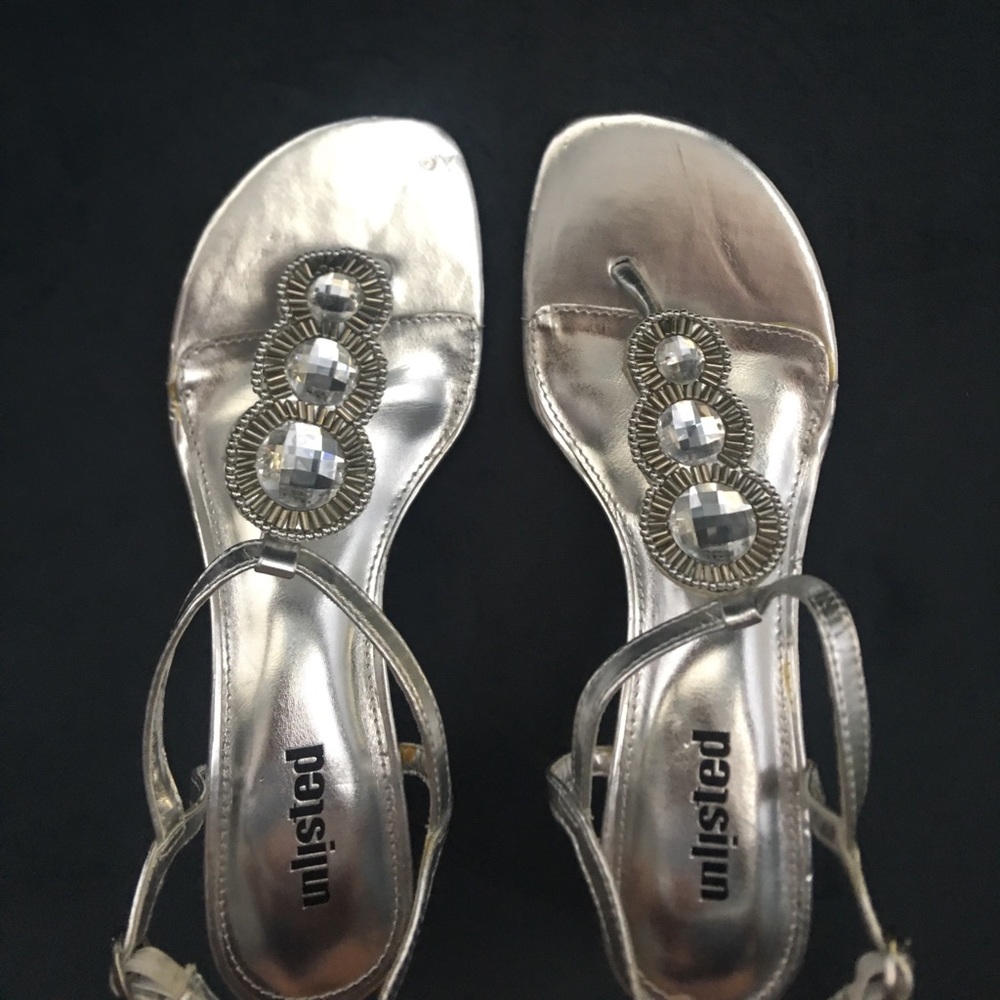 1 inch silver wedges